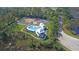 Community pool and clubhouse with waterfront access at 117 Silverbell Ln, Hollywood, SC 29470