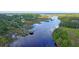 Aerial view of waterfront property and marsh at 117 Silverbell Ln, Hollywood, SC 29470