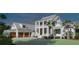 Two-story home with a large front porch, attached garage, and expansive lawn at 117 Silverbell Ln, Hollywood, SC 29470