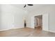 Spacious bedroom with vaulted ceiling and double doors leading to an ensuite bathroom at 3820 Gnarled Oaks Ln, Johns Island, SC 29455
