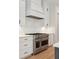 Modern kitchen boasts stainless steel appliances, including a large gas range and oven at 3820 Gnarled Oaks Ln, Johns Island, SC 29455