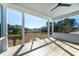 Deck overlooking the water with cable railing at 2545 Anchor Watch Dr, Wadmalaw Island, SC 29487