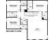 Second floor plan shows 3 bedrooms, 2 baths, and a loft at 4000 Winding Grove Ln, Moncks Corner, SC 29461