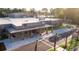 Aerial view of Oceanside Collegiate Academy, showcasing its modern design and landscaping at 3834 Delinger Dr, Mount Pleasant, SC 29466
