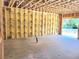 Unfinished garage interior with concrete floor and exposed framing at 211 Greenling St, Goose Creek, SC 29445