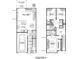 Floor plan of the Foster II townhome model at 212 Greenling St, Goose Creek, SC 29445