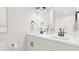 Clean bathroom with double sinks and a walk-in shower at 212 Greenling St, Goose Creek, SC 29445