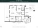 Two-bedroom floor plan with open living area and terrace at 609 King St # 632, Charleston, SC 29403
