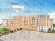 Luxury building with a brick exterior and rooftop terrace at 609 King St # 616, Charleston, SC 29403
