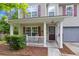 House front yard with a porch and shrubs at 215 Breckingridge Dr, Ladson, SC 29456