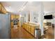 Open concept kitchen with stainless steel appliances and granite countertops at 3336 Toomer Kiln Cir, Mount Pleasant, SC 29466