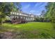 House with a large backyard and wooden deck at 3336 Toomer Kiln Cir, Mount Pleasant, SC 29466