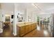 Open concept kitchen with island, granite countertops, and stainless steel appliances at 3336 Toomer Kiln Cir, Mount Pleasant, SC 29466