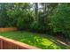 Spacious backyard with lush greenery and wooden fence at 3336 Toomer Kiln Cir, Mount Pleasant, SC 29466