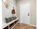 Inviting entryway with built-in bench and storage at 127 Winding Grove Ln, Moncks Corner, SC 29461