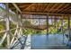 Wrap-around screened porch offers relaxing hammock views at 8871 Palmetto Rd # 33 Ac Private Island, Edisto Beach, SC 29438