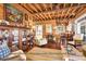 Living room boasts hardwood floors and antique furnishings at 8871 Palmetto Rd # 33 Ac Private Island, Edisto Beach, SC 29438