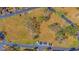Aerial view of a community parking area with green space at 5565 Colonial Chatsworth Cir, North Charleston, SC 29418