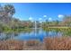 Picturesque lake view with a central fountain at 5565 Colonial Chatsworth Cir, North Charleston, SC 29418