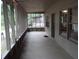 Spacious screened porch with access to the backyard at 31 Hannibal Dr, Ridgeville, SC 29472