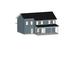 Rear view of two-story gray house with back porch at 1613 Suffolk Dr, Moncks Corner, SC 29461