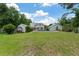 Large backyard with a pool and detached shed at 205 Valley St, Walterboro, SC 29488