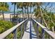 Elevated boardwalk leading to gazebo overlooking ocean at 403 Pelican Flight Dr, Dewees Island, SC 29451
