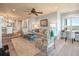 Spacious living room featuring comfortable seating and ocean views at 4426 Sea Forest Dr, Kiawah Island, SC 29455