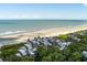 Aerial view of the complex near the beach at 4426 Sea Forest Dr, Kiawah Island, SC 29455