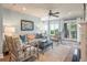 Relaxing living room with ocean views and comfortable seating at 4426 Sea Forest Dr, Kiawah Island, SC 29455
