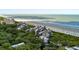 Oceanfront property view, showing the beach and complex location at 4426 Sea Forest Dr, Kiawah Island, SC 29455