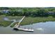 Private boat dock with community access at 1721 Live Oak Park, Seabrook Island, SC 29455