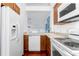 Cozy kitchen with white appliances and wood cabinets at 1721 Live Oak Park, Seabrook Island, SC 29455