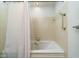 Bathroom with shower/tub combo and white tile at 2221 Oyster Catcher Ct, Seabrook Island, SC 29455