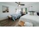 Guest bedroom with two twin beds and coastal decor at 2221 Oyster Catcher Ct, Seabrook Island, SC 29455