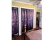 Ample closet space with barn-door style closet curtains at 866 W Main St, Harleyville, SC 29448