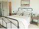 Charming bedroom with metal bed frame and neutral decor at 532 Hayes Park Blvd # 5, Johns Island, SC 29455