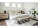 Spacious bedroom with a plush bed and stylish nightstands at 532 Hayes Park Blvd # 5, Johns Island, SC 29455