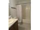 Bathroom with shower/tub combo and wood vanity at 106 Teddy Ct, Summerville, SC 29485