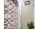 Shower stall with patterned curtain and small plant at 2832 Ranger Dr, North Charleston, SC 29405