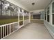 Relaxing screened porch overlooks a wooded backyard at 508 Eagleview Dr, Moncks Corner, SC 29461