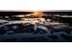 Aerial view of serene marsh at sunset at 3850 Delinger Dr, Mount Pleasant, SC 29466