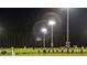 Night photo of soccer players practicing on a well-lit field at 3850 Delinger Dr, Mount Pleasant, SC 29466
