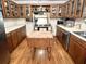 Spacious kitchen with large butcher block island at 138 Waddell Ln, Ridgeville, SC 29472