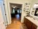 Bathroom with a sink, vanity, and view of a bedroom at 138 Waddell Ln, Ridgeville, SC 29472