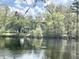 Scenic riverfront view of a charming house nestled among lush greenery at 138 Waddell Ln, Ridgeville, SC 29472