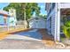 Small guest house with walkway and mulch at 118 E Ashley And 110 E Cooper Ave Ave, Folly Beach, SC 29439