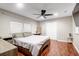 Spacious bedroom with hardwood floors and ample closet space at 118 E Ashley And 110 E Cooper Ave Ave, Folly Beach, SC 29439