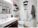 Clean bathroom with a modern vanity and updated fixtures at 118 E Ashley And 110 E Cooper Ave Ave, Folly Beach, SC 29439
