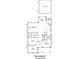 First floor plan showing kitchen, dining room, Gathering room, and garage at 3 Trailhead Ln, Awendaw, SC 29429